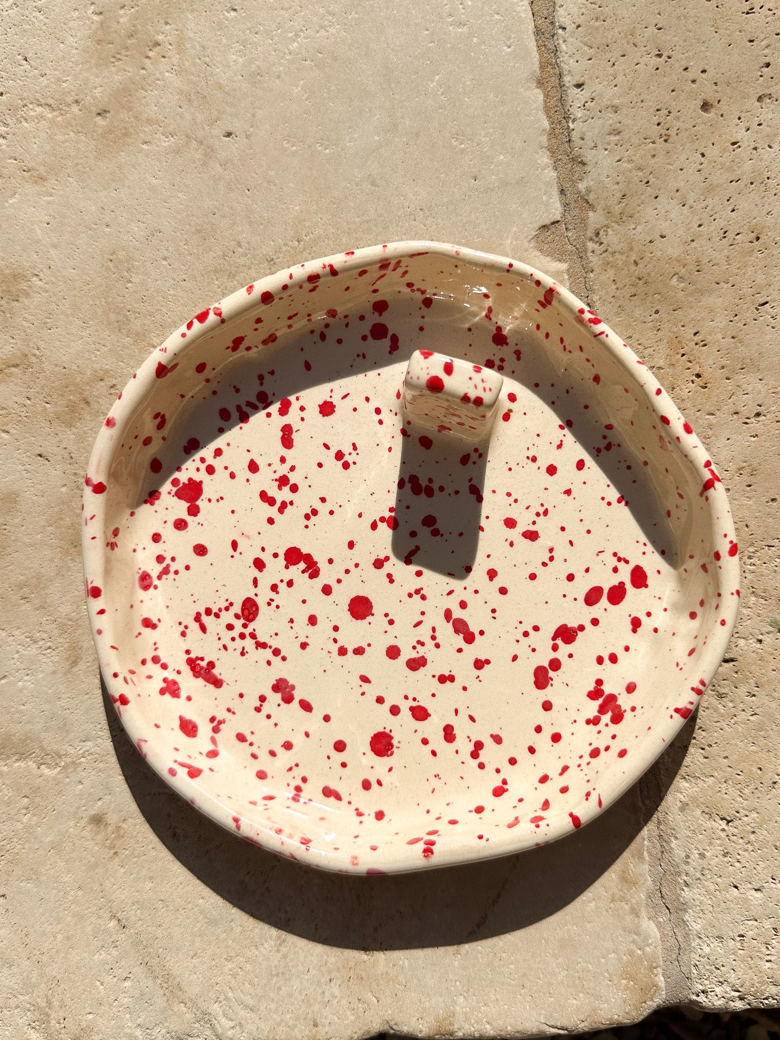 Smudge holder splatter