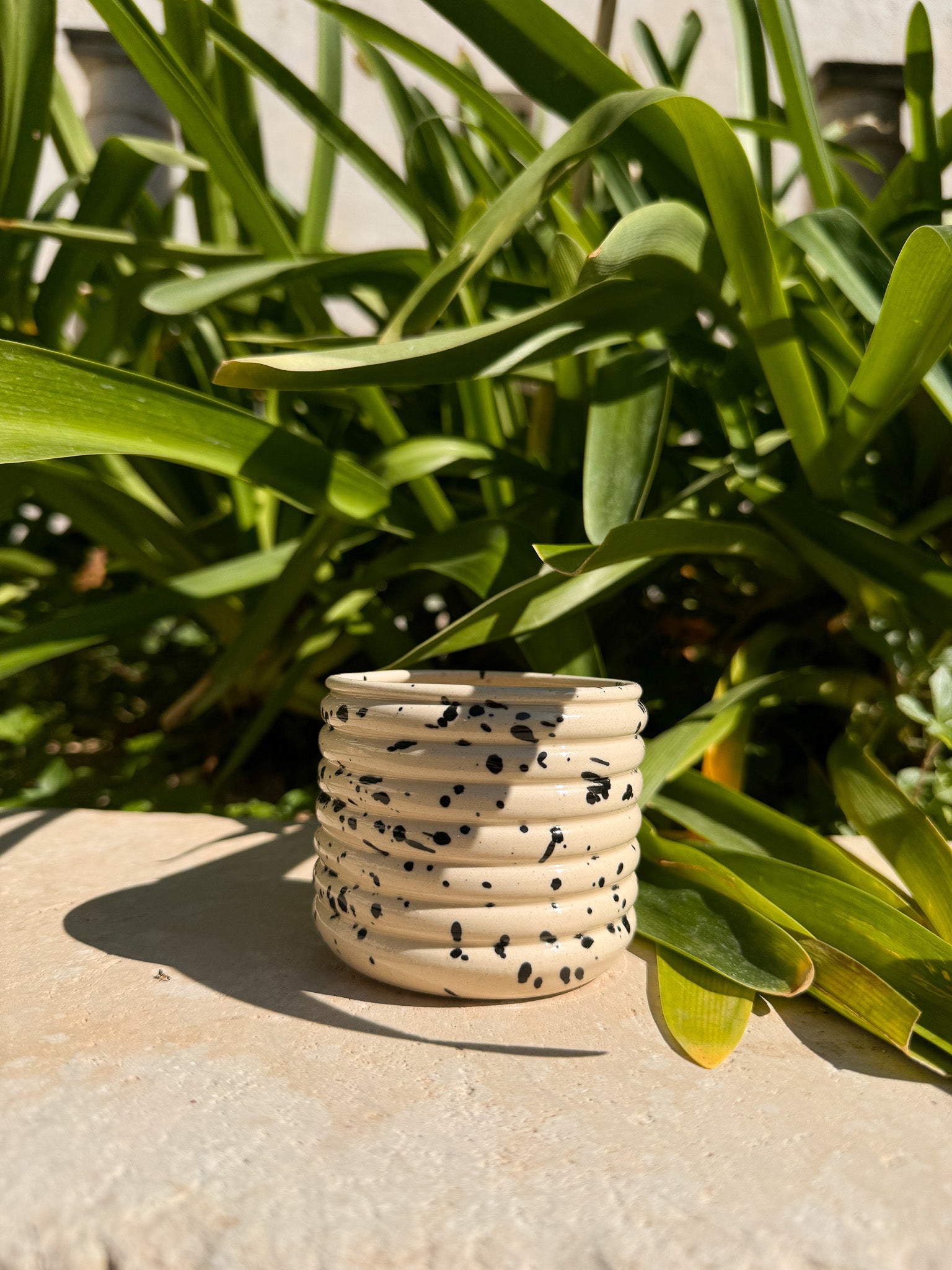 Mug Puglia ribbed coarse